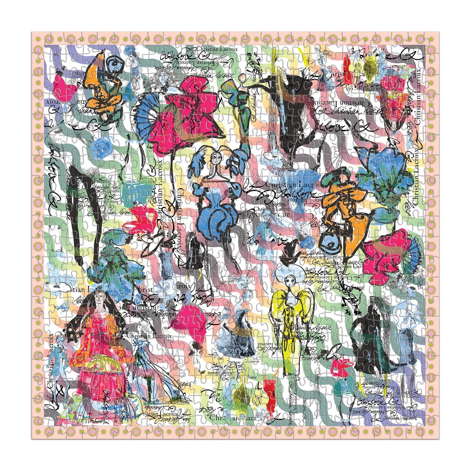 Ipanema Girl - Christian Lacroix, Double-Sided Puzzle (500 pieces)