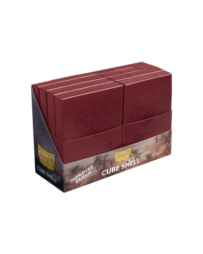 Cube Shell Blood Red Box