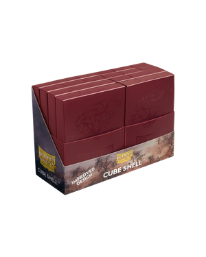Cube Shell Blood Red Box
