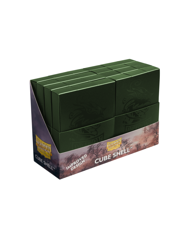Cube Shell Forest Green Box