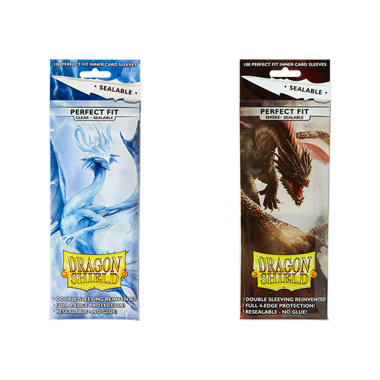Dragon Shield - 100 Sealable Perfect Fit Sleeves