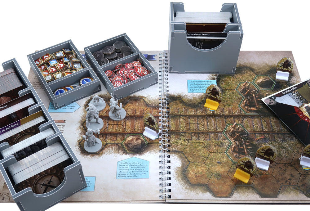 Gloomhaven: Jaws of the Lion Organiser - Folded Space overview