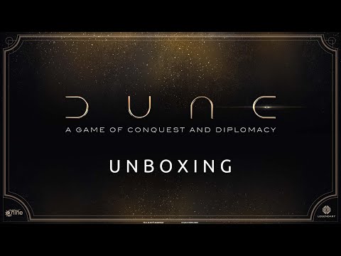 Dune: A Game of Conquest and Diplomacy unboxing