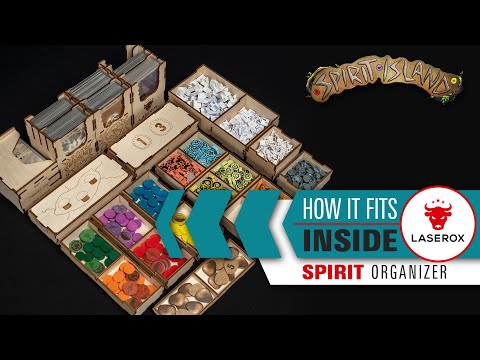 Spirit Island Oraniser - Laserox How it fits