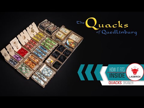 Quacks of Quedlinburg Organiser - Laserox how it fits inside