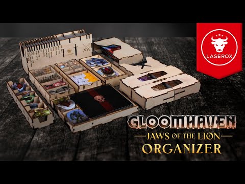 Gloomhaven: Jaws of the Lion Organiser - Laserox – Oaken Vault